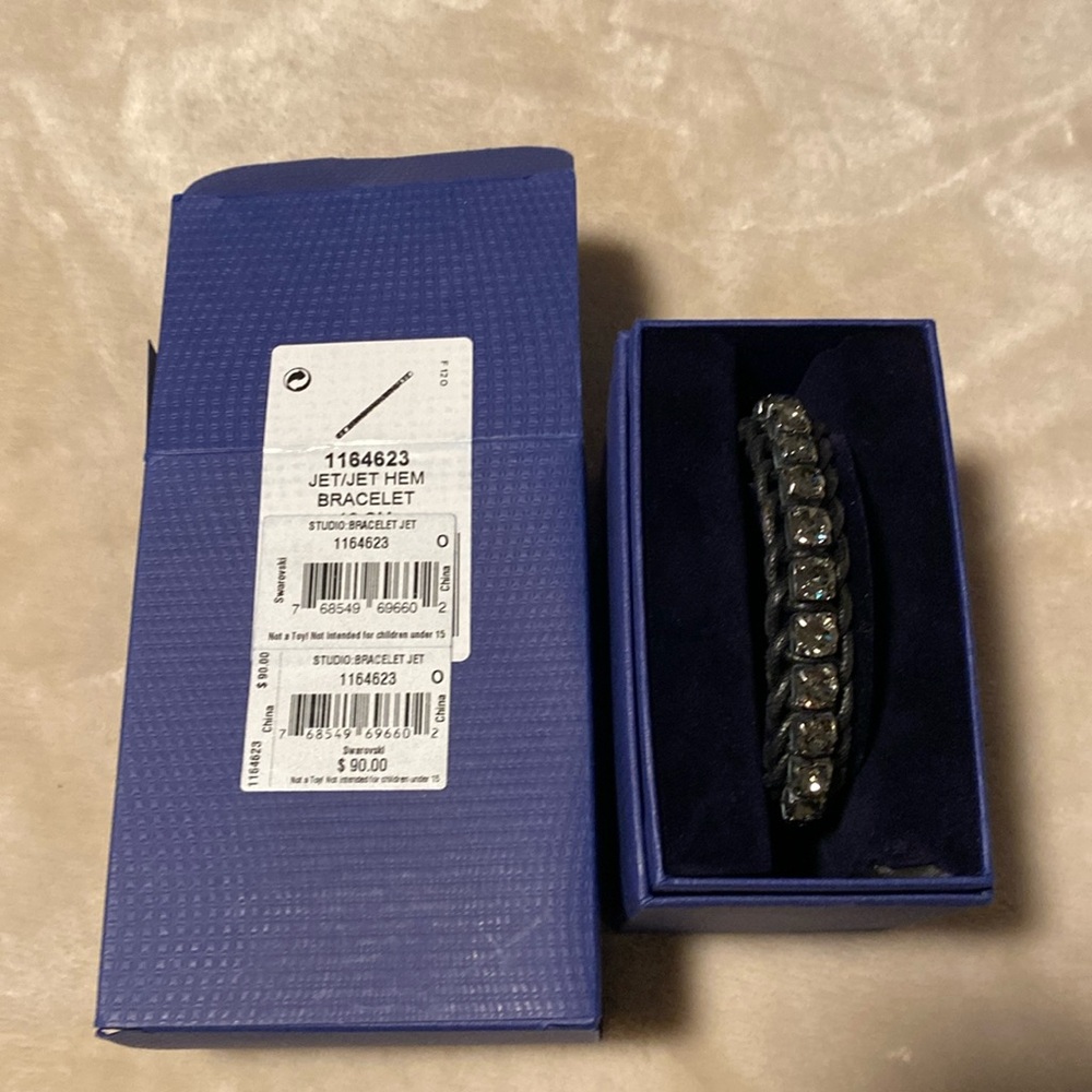 Swarovski Studio Bracelet Jet Hematite